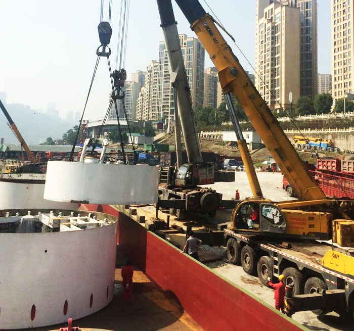 高墟汽车吊租赁吊盾构机